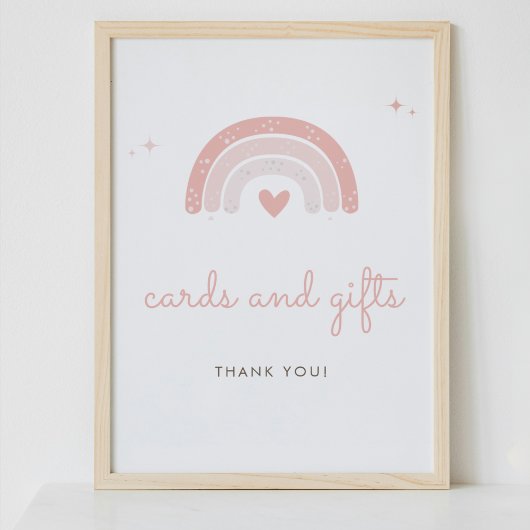 Waterverf regenboog Kaarten en geschenken teken Poster