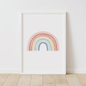 Waterverf Regenboog Kinderkamer Poster