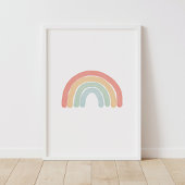 Waterverf Regenboog Kinderkamer Poster