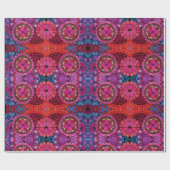 Waterverf Regenboog Kleur Mandala Cadeaupapier (Vlak)