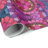 Waterverf Regenboog Kleur Mandala Cadeaupapier (Rol Hoek)