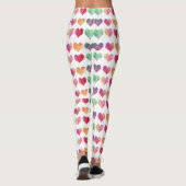 Waterverf regenboog leggings (Achterkant)