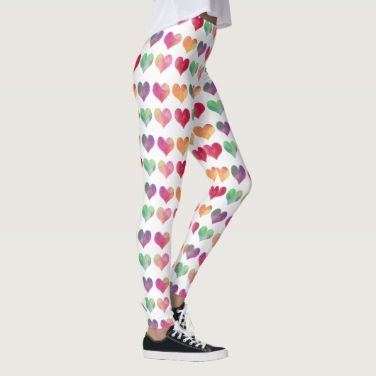 Waterverf regenboog leggings (Rechts)