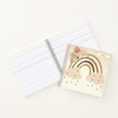 Waterverf regenboog met ventilator notitieboek (Binnen)