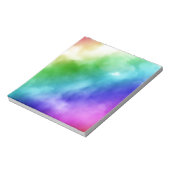 Waterverf regenboog notitieblok (Linkerzijde)