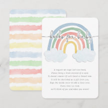 Waterverf regenboog pastel boeken voor baby behuiz