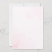 Waterverf regenboog pastelballonboog Verjaardag Kaart (Achterkant)