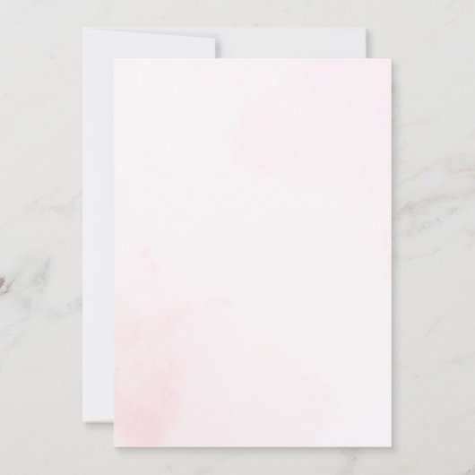 Waterverf regenboog pastelballonboog Verjaardag Kaart (Achterkant)