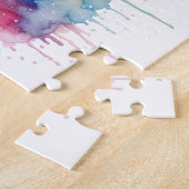 Waterverf regenboog puzzel (Zijkant)