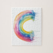 Waterverf regenboog puzzel legpuzzel (Verticaal)