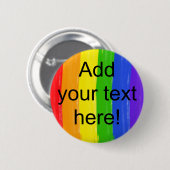 Waterverf Regenboog Ronde Button 5,7 Cm (Voorkant /achterkant)