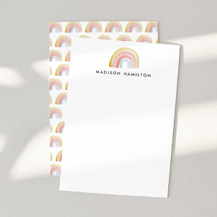 Waterverf regenboog, speciaal ontworpen om te word notitiekaartje