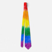 Waterverf regenboog Stropdas voor het schilderen v (Achterkant)