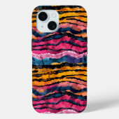Waterverf regenboog tijger strepen Case-Mate iPhone case (Achterkant)