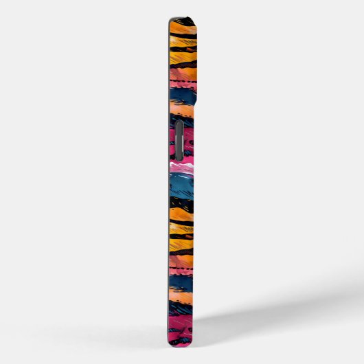 Waterverf regenboog tijger strepen Case-Mate iPhone case (Achterkant / Rechts)