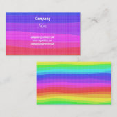Waterverf regenboog, visitekaartje (Voorkant / Achterkant)