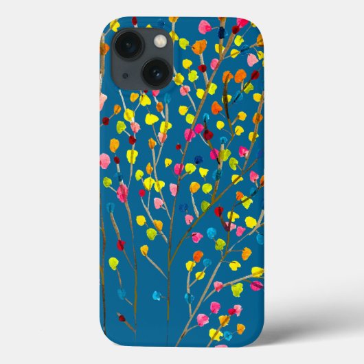 Waterverf regenboogbomen Case-Mate iPhone case (Achterkant)