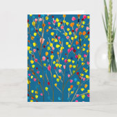 Waterverf regenboogbomen kaart (Voorkant)