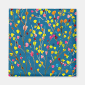 Waterverf regenboogbomen magneet (Voorkant)