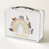 Waterverf regenboogdieren en Oerwouden voor de reg (Achterkant)