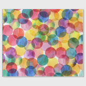 Waterverf regenboogdop omlooppapier cadeaupapier (Vlak)