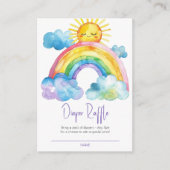 Waterverf Regenboogdruppelaar Informatiekaartje (Voorkant)