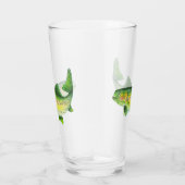 Waterverf regenboogforel glas (Rechts)