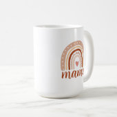 Waterverf Regenbooghartmamma Koffiemok (Voorkant rechts)