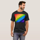 Waterverf regenboogkleuren t-shirt (Voorkant volledig)