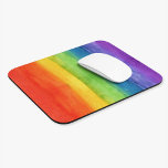 Waterverf regenboogkleurig modern muismat<br><div class="desc">Waterverf voor regenboog Kleurig modern muispad voor dagelijks gebruik door de kantoor. Perfect als cadeau aan vrienden en familie</div>