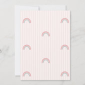 Waterverf Regenboogkroonstrips "Birthday" Kaart (Achterkant)