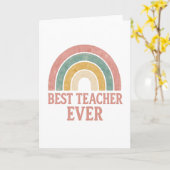 Waterverf Regenboogleraar Kaart (Gele Bloem)