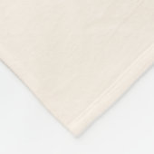 Waterverf regenboogmonogram gepersonaliseerd fleece deken (Hoek)