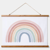 Waterverf regenboogneursery Hanging Tapestry Hangend Wandkleed (Voorkant)