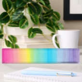Waterverf regenboogontwerp naambordje