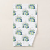 Waterverf Regenboogpatroon Bad Handdoek (Handdoek)