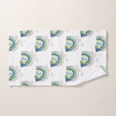 Waterverf Regenboogpatroon Bad Handdoek (Handdoek)