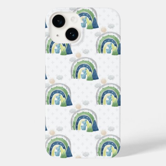 Waterverf Regenboogpatroon Case-Mate iPhone Case (Achterkant)