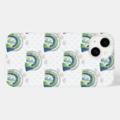 Waterverf Regenboogpatroon Case-Mate iPhone Case (Achterkant (horizontaal))