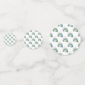 Waterverf Regenboogpatroon Confetti (Voorkanten)