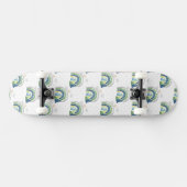 Waterverf regenboogpatroon persoonlijk skateboard (Horizontaal)
