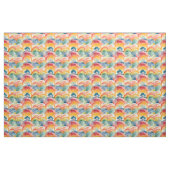 Waterverf regenboogpatroon stof (Fat Quarter)
