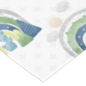 Waterverf regenboogpatroon tafelkleed (Gekanteld)