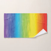 Waterverf regenboogpride, helder vibrant bad handdoek (Handdoek)