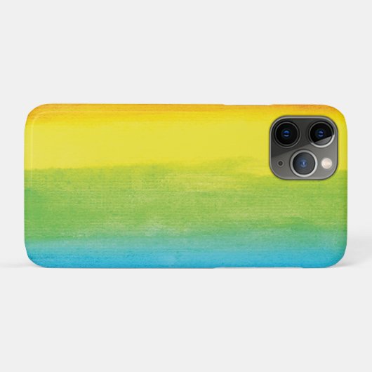 Waterverf regenboogpride, helder vibrant Case-Mate iPhone case (Achterkant (horizontaal))