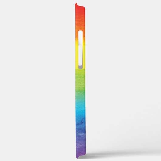 Waterverf regenboogpride, helder vibrant Case-Mate iPhone case (Achterkant / Links)