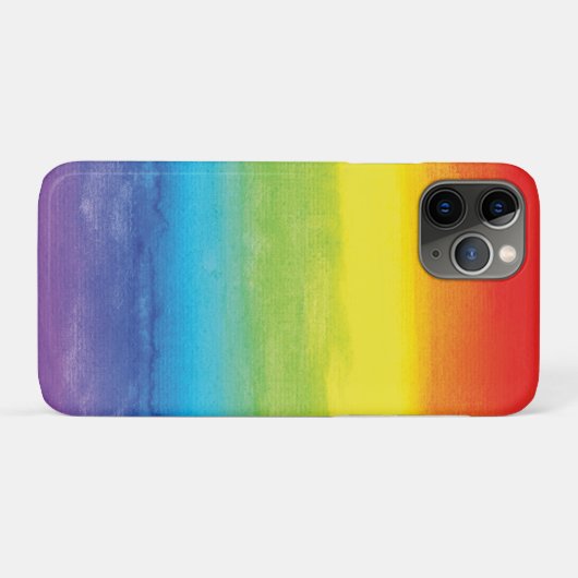 Waterverf regenboogpride, helder vibrant Case-Mate iPhone case (Achterkant (horizontaal))