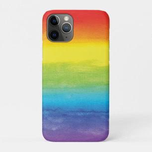 Waterverf regenboogpride, helder vibrant Case-Mate iPhone case