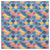 Waterverf regenboogschalen stof (Swatch)