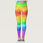 Waterverf regenboogschieten leggings (Voorkant)